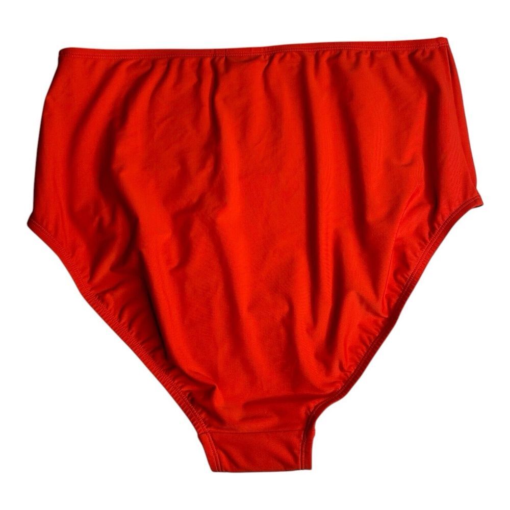 NWT Beyond Control Women's Tummy Control High Waist Orange Bikini‎ Size 16 - Picture 4 of 10